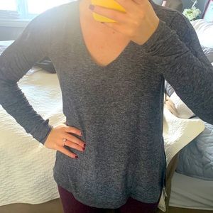 Lululemon speckled grey soft top